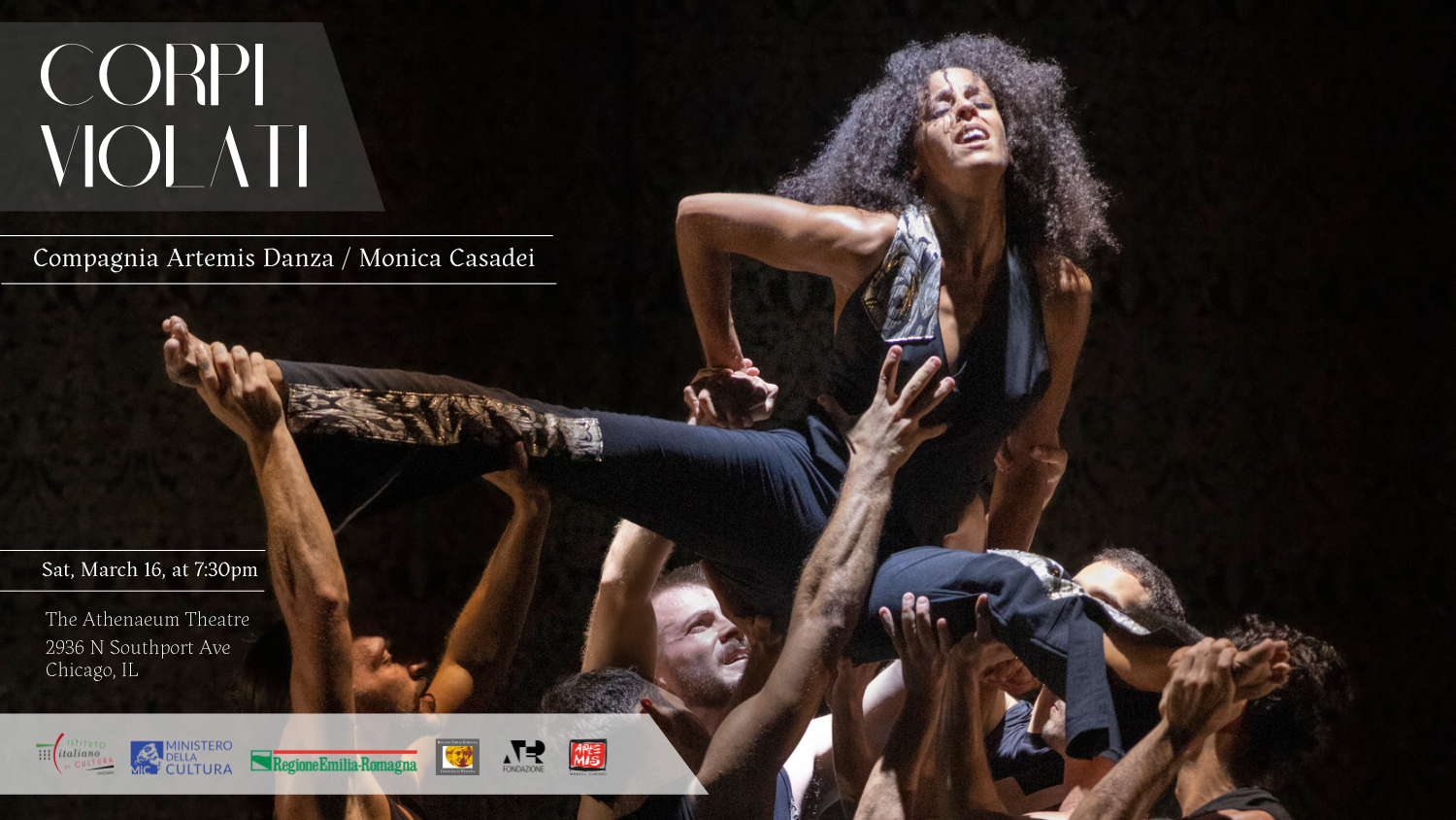 Artemis Corpi Violati website cover Chicago ITA