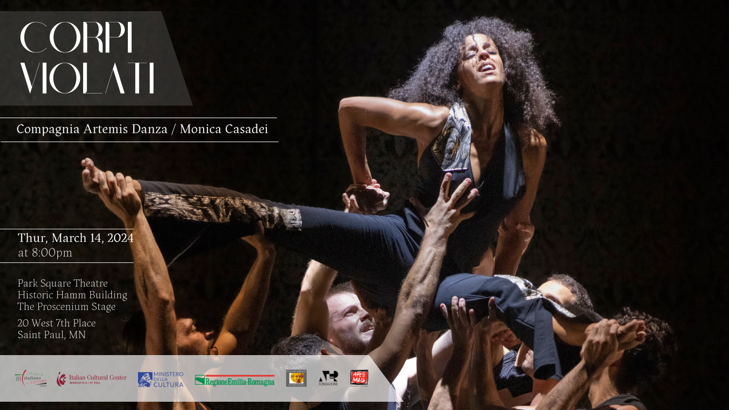 Artemis Corpi Violati website cover Minnapolis ITA
