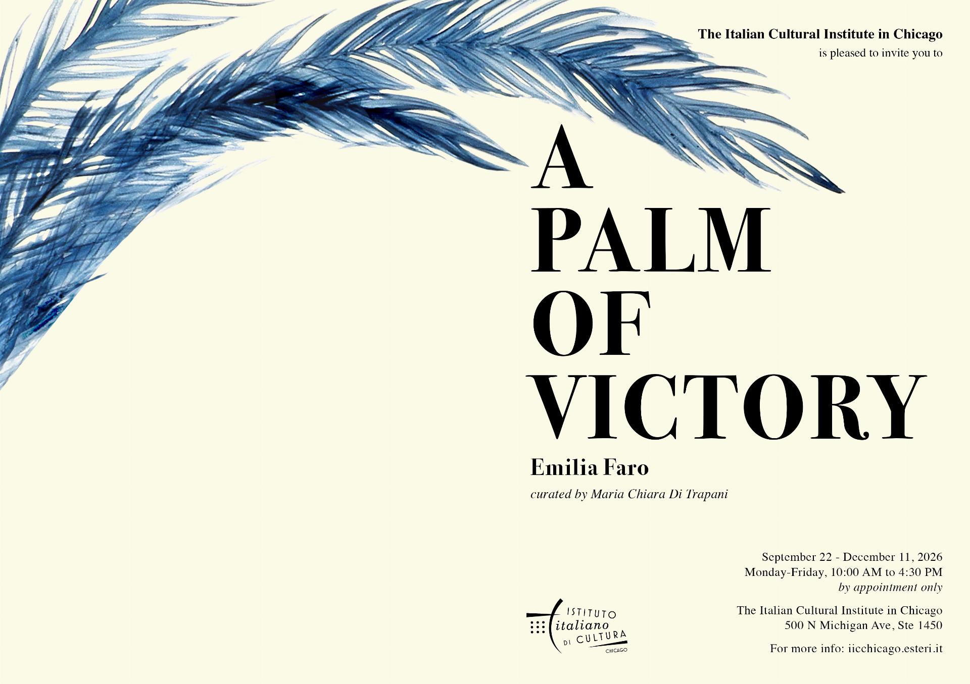 a palm of victory